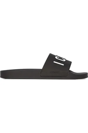 Dsquared2 Buty, Mężczyzna, Czarny, 39 EU, Be Icon Slides
