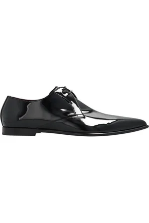 Dolce & Gabbana Buty, Mężczyzna, Czarny, 41 EU, Buty Derby Achille