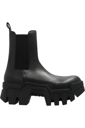 Balenciaga Buty, Kobieta, Czarny, 38 EU, Len, Botki Chelsea