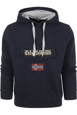 Napapijri Bluzy, Mężczyzna, Niebieski, S, Bluzy