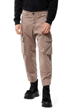 GAËLLE Spodnie, Mężczyzna, brązowy, L, Trousers