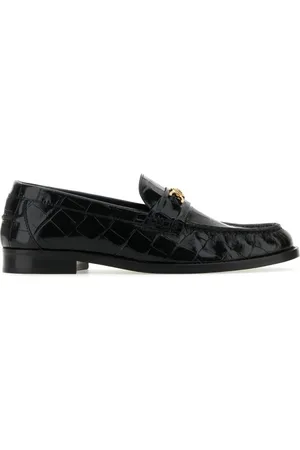 VERSACE Buty, Kobieta, Czarny, 40 EU, Stylowe Mokasyny