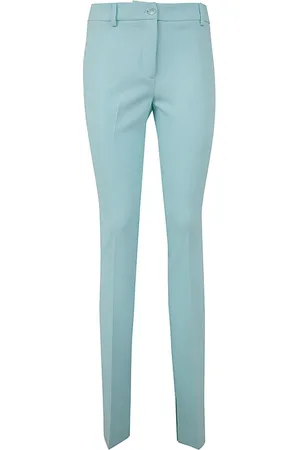 Blugirl Spodnie, Kobieta, Niebieski, L, Slim-fit Trousers