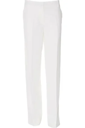 Heartmade Spodnie, Kobieta, Biały, L, Spandex, Białe Ecru Spodniey dla Kobiet