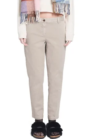 White Sand Spodnie, Kobieta, Beżowy, S, Trousers