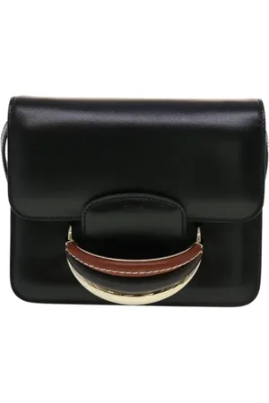 Chloé Pre-owned, Kobieta, Czarny, ONE SIZE, Skóra, Pre-owned skórzane torby na ramię
