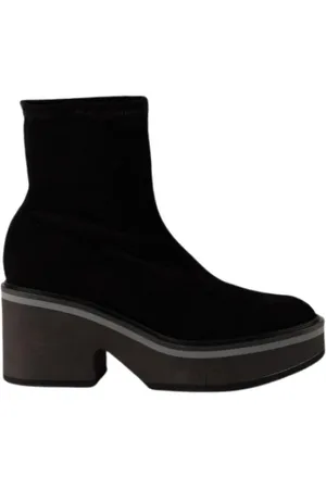 Robert Clergerie Buty, Kobieta, Czarny, 37 EU, Zamsz, Botki