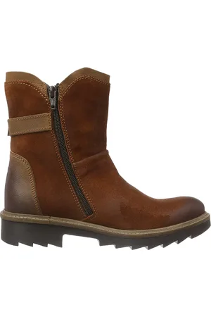 Camel Active Buty, Kobieta, brązowy, 35 1/2 EU, Zamsz, Vintage Nubukowe Skórzane Botki