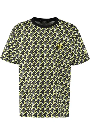 MCM Koszulki, Mężczyzna, Czarny, S, Monogramowa koszulka
