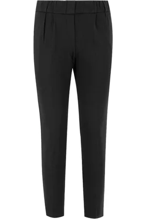 LE TRICOT PERUGIA Spodnie, Kobieta, Czarny, S, Slim-fit Trousers