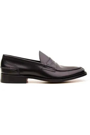 TRICKERS Buty, Mężczyzna, Czarny, 44 EU, M7825 James Sfoderato Czarne Mokasyny z Skóry Cielęcej