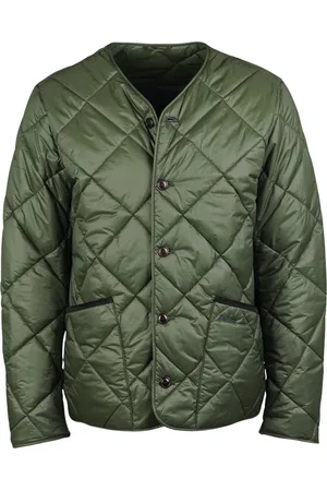 Barbour Kurtki, Mężczyzna, Zielony, L, Oliwkowa Pikowana Marynarka Cardigan - M