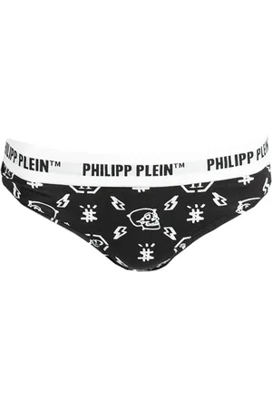 Philipp Plein Bielizna, Kobieta, Czarny, L, Majtki Bipack