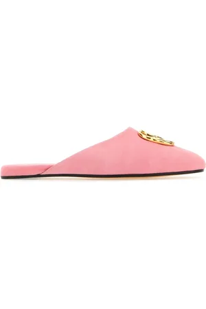 Bally Buty, Kobieta, Różowy, 37 EU, Len, Wygodne Kapcie