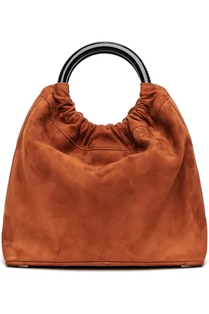 Marina Raphael Torebki, Kobieta, brązowy, ONE SIZE, Zamsz, Hazlowa Zamszowa Ozdobiona Torebka