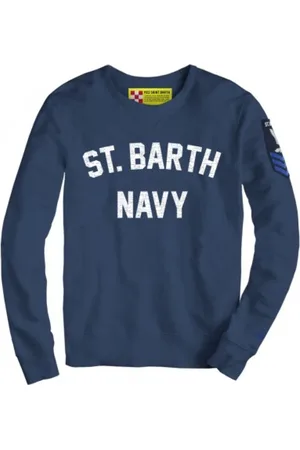 MC2 SAINT BARTH Bluzy, Mężczyzna, Niebieski, M, Bluza