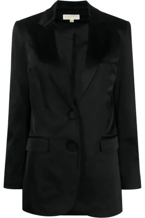 Michael Kors Kurtki, Kobieta, Czarny, L, Czarny Mensy Blazer