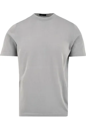 DRUMOHR Koszulki, Mężczyzna, Szary, M, Szare T-shirty i Pola