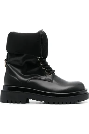 VERSACE Buty, Kobieta, Czarny, 38 EU, Nylon, Czarne Drew Booties