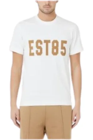 Paolo Pecora Koszulki, Mężczyzna, Biały, L, T-Shirts