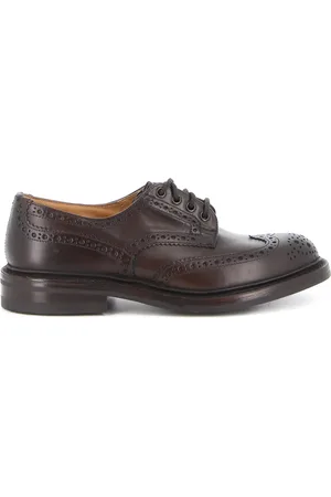 TRICKERS Buty, Mężczyzna, brązowy, 42 EU, Brązowe Skórzane Brogue Derby