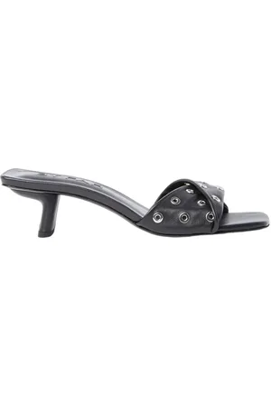 By Far Buty, Kobieta, Czarny, 37 EU, Rocco Wysokie Sandały na Obcasie