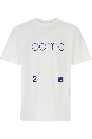 OAMC Koszulki, Mężczyzna, Biały, S, Biała bawełniana koszulka oversize