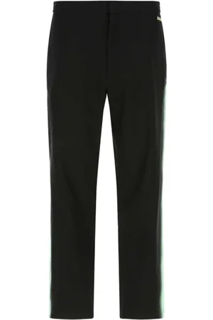 KOCHÉ Spodnie, Mężczyzna, Czarny, L, Len, Czarny Octan Blend Pant