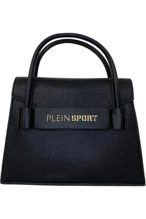 Philipp Plein Torebki, Kobieta, Czarny, ONE SIZE, Czarna Torba Torebka z Logo na Przodzie