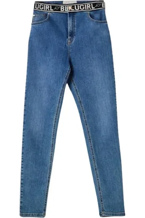 Blugirl Jeansy, Kobieta, Niebieski, M, Denim, Stylowe Jeansyy