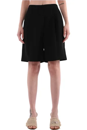 SIMONA CORSELLINI Szorty, Kobieta, Czarny, S, Casual Shorts