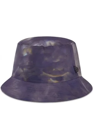 New Era Akcesoria, Mężczyzna, Fioletowy, M, Nylon, Nylonowe Bucket barwnika