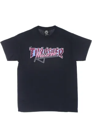 Thrasher Koszulki, Mężczyzna, Niebieski, M, Męska koszulka Vice Logo