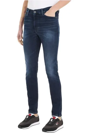 Tommy Hilfiger Jeansy, Mężczyzna, Niebieski, W32 L32, Bawełna, Simon Skinny Jeansy