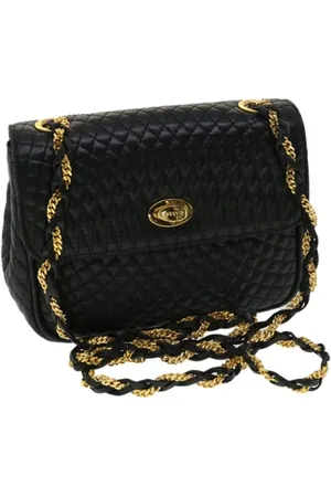 Bally Pre-owned, Kobieta, Czarny, ONE SIZE, Pre-owned skórzane Torba na ramię