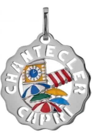 CHANTECLER Akcesoria, Kobieta, Szary, ONE SIZE, Srebrny Charm dla Kobiet