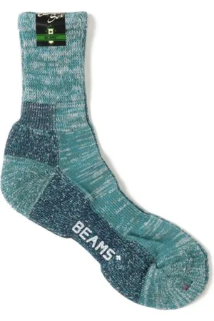 Beams Bielizna, unisex, Zielony, ONE SIZE, Bawełna, Autentyczne Skarpety na zewnątrz