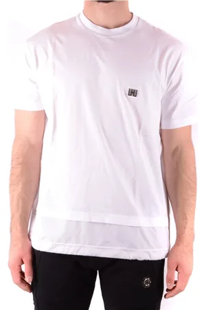 Les Hommes Koszulki, Mężczyzna, Biały, M, Ure 823Ue 800A T-Shirt