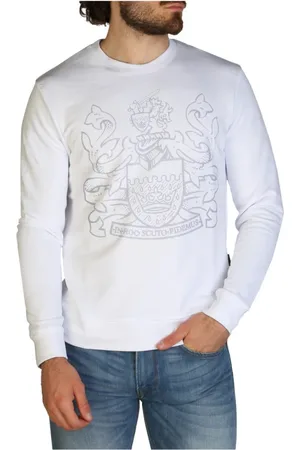 Aquascutum Bluzy, Mężczyzna, Biały, L, Bluza Fai 001