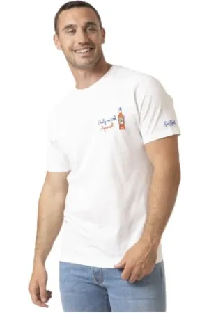 MC2 SAINT BARTH Koszulki, Mężczyzna, Biały, M, T-Shirts