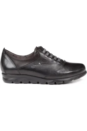 Fluchos Buty, Kobieta, Czarny, 37 EU, Kobiece czarne skórzane buty
