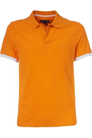 Vilebrequin Koszulki, Mężczyzna, Pomarańczowy, S, Koszulka Polo