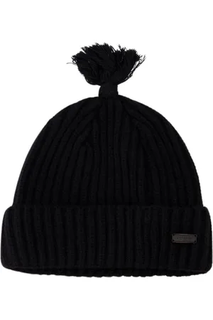Ader Error Akcesoria, Mężczyzna, Czarny, ONE SIZE, Nylon, Czarna Wełniana Czapka