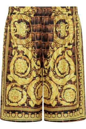 VERSACE Szorty, Mężczyzna, Żółty, L, Casual Shorts