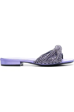 Sergio Rossi Buty, Kobieta, Fioletowy, 36 EU, Kształowe sandały