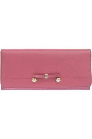Prada Pre-owned, Kobieta, Różowy, ONE SIZE, Skóra, Pre-owned skórzane portfele