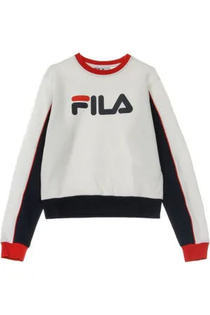 Fila Bluzy, Kobieta, Biały, S, Bluza z Crewshot Nuria