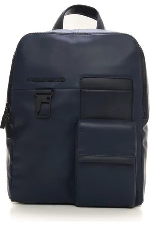 Piquadro Torebki, Mężczyzna, Niebieski, ONE SIZE, Leather rucksack