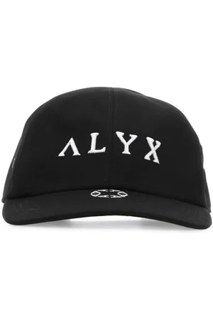 1017 ALYX 9SM Akcesoria, Mężczyzna, Czarny, ONE SIZE, Czarna bawełniana czapka baseballowa
