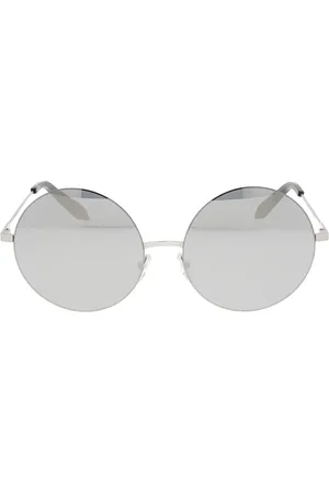 Victoria Beckham Akcesoria, Kobieta, Szary, ONE SIZE, Stylowe okulary przeciwsłoneczne, Supra Round Design